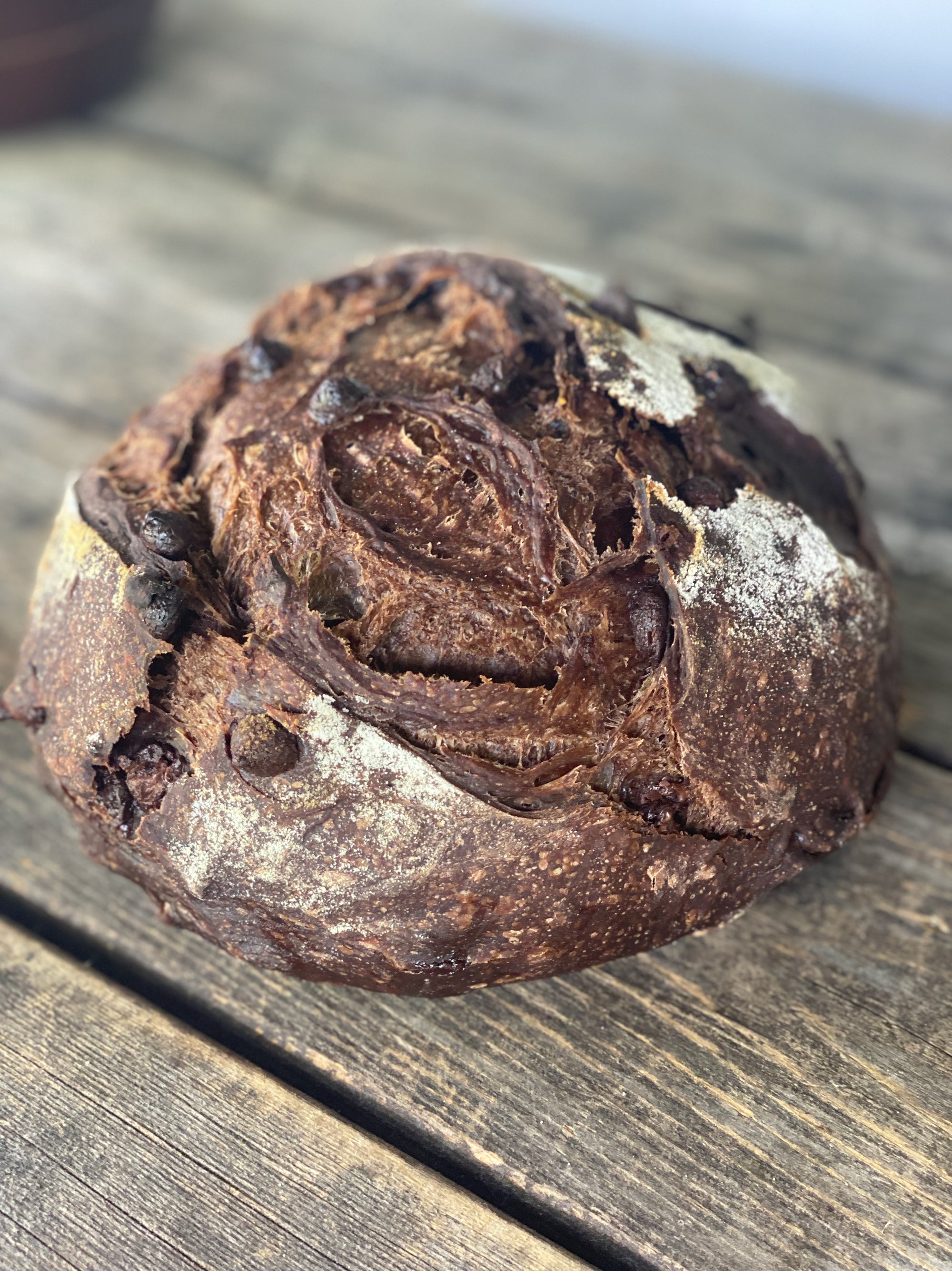 Chocolate Espresso Sourdough Bread