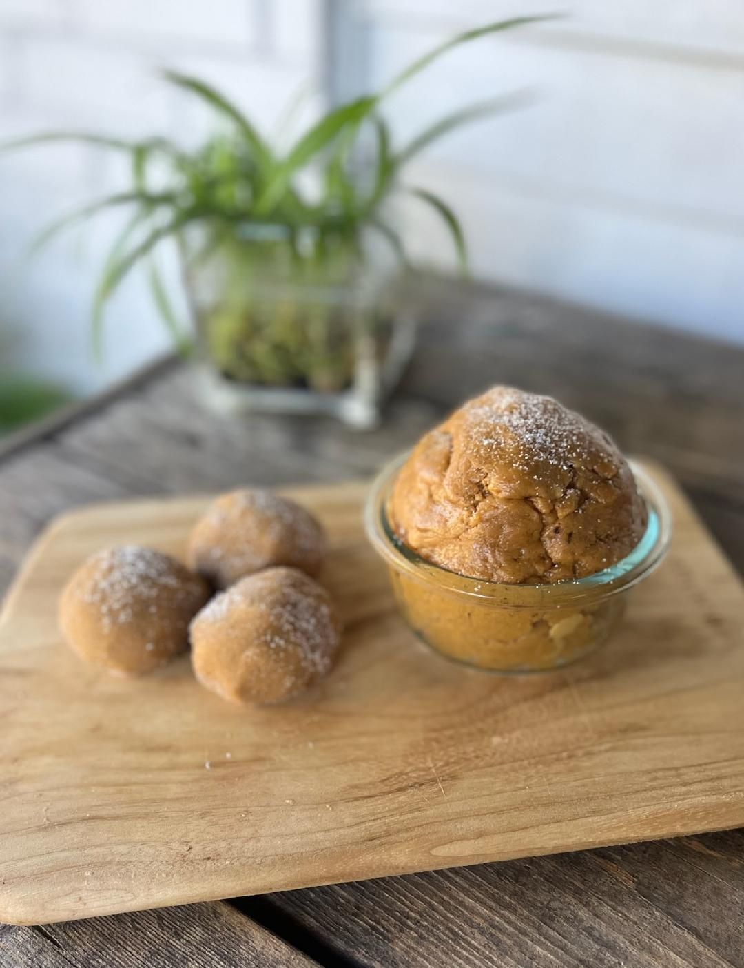 Brown Butter Sourdough Ginger Cookie Dough