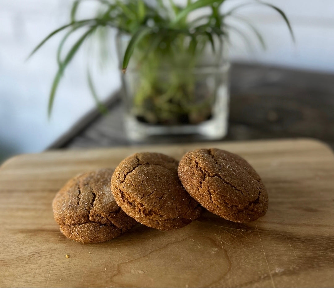 Brown Butter Sourdough Ginger Cookie Dough