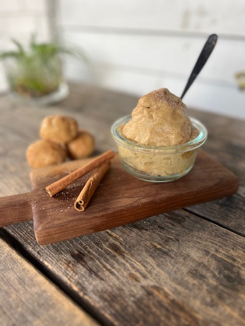 Brown Butter Sourdough Snickerdoodle Cookie Dough